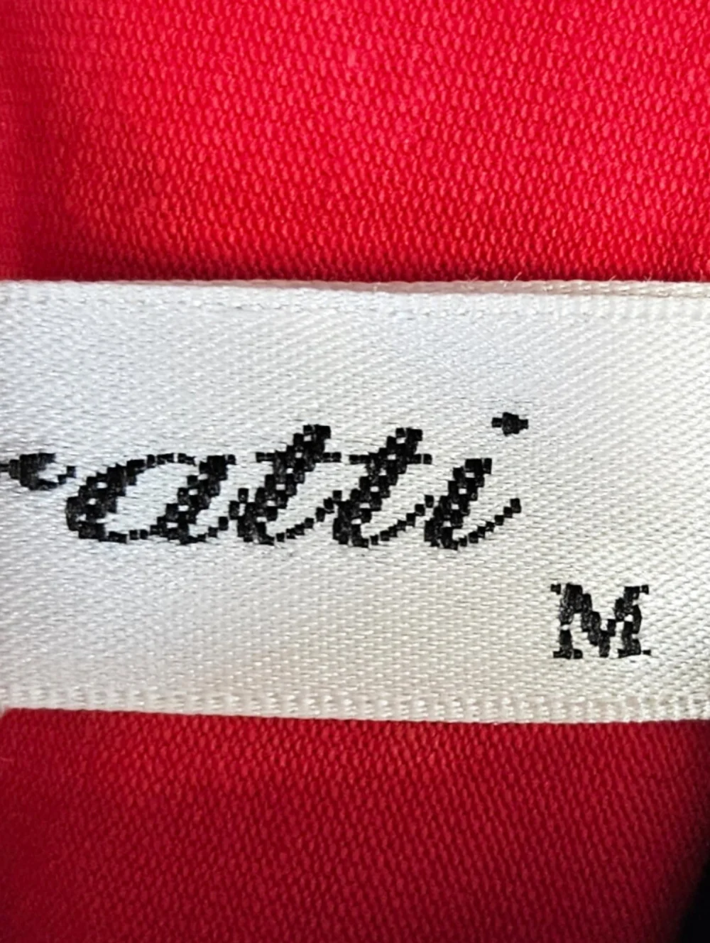 Aphratti Red Little Orphan Annie Dress Costume with Collar Size Medium - Picture 4 of 5